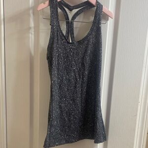 Lululemon speckled racerback tank size 4